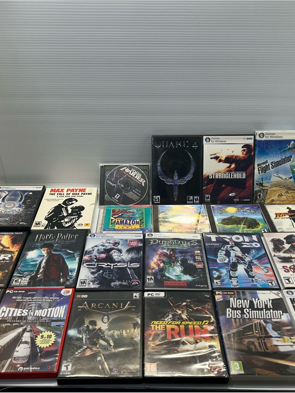 21 Classic Computer Games. Years 1999-2013 game lot.